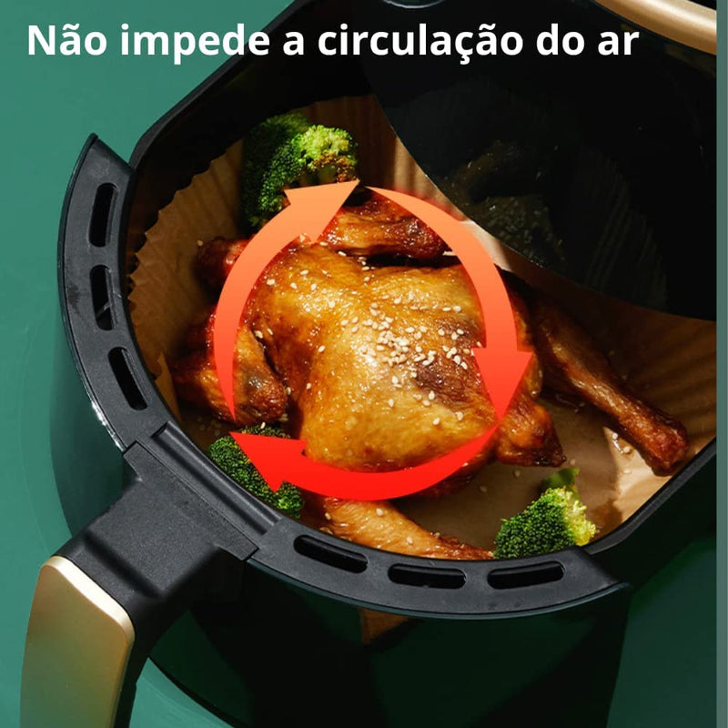 Forma descartável antiaderente para Air Fryer