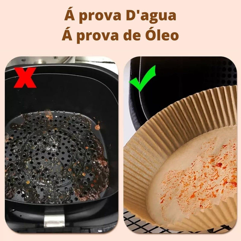 Forma descartável antiaderente para Air Fryer