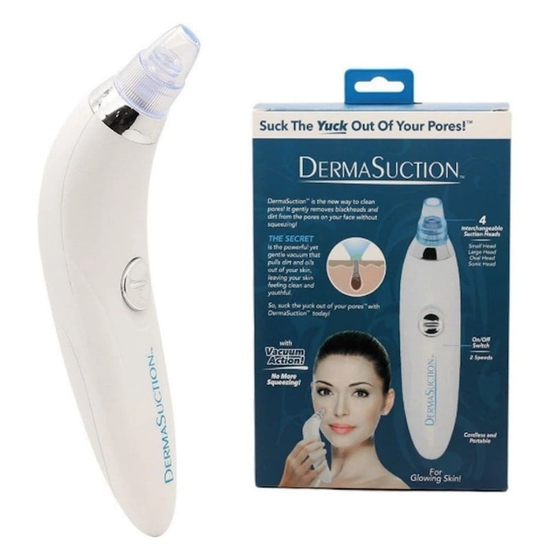 Removedor de Cravos e Espinhas Sem Fio Dermasuction – Pele Radiante e Limpa com Tecnologia Avançada! ✨