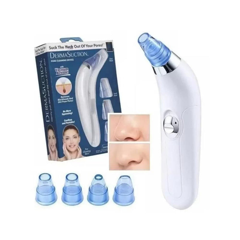 Removedor de Cravos e Espinhas Sem Fio Dermasuction – Pele Radiante e Limpa com Tecnologia Avançada! ✨