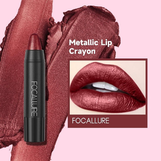 FOCALLURE 31 cores Matte Batom de longa duração Waterproof Sexy Lipbalm Non-Stick Lip Tint Lápis Maquiagem Cosméticos para Mulheres