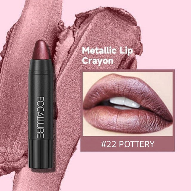 FOCALLURE 31 cores Matte Batom de longa duração Waterproof Sexy Lipbalm Non-Stick Lip Tint Lápis Maquiagem Cosméticos para Mulheres